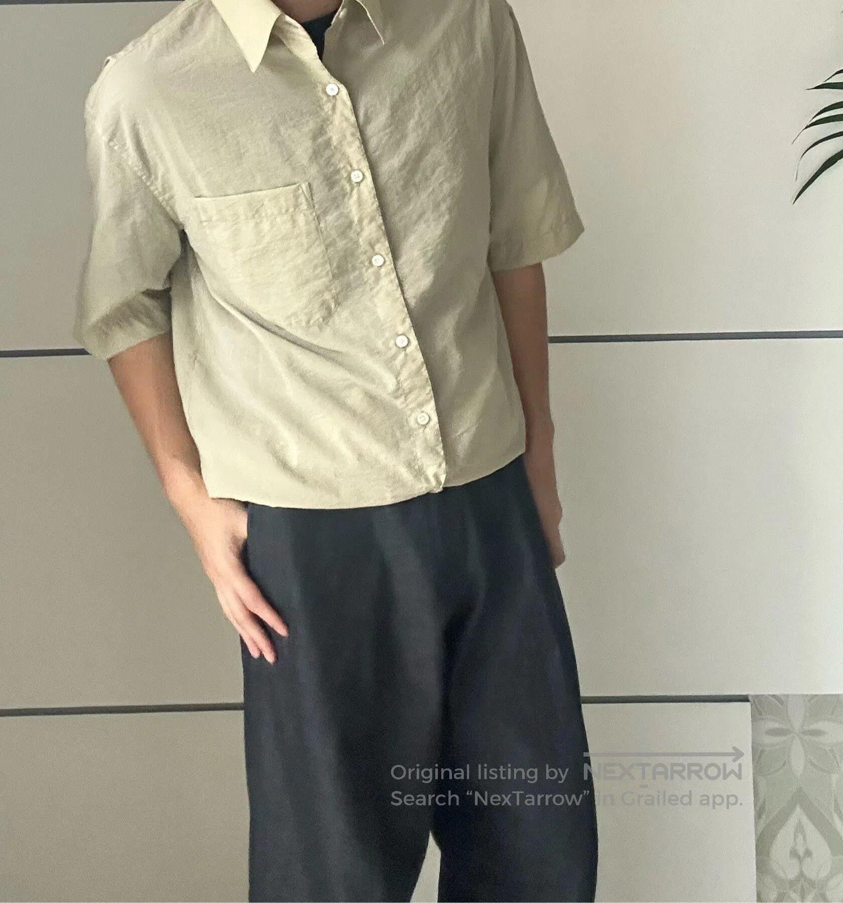 Lemaire LEMAIRE 22SS Short-sleeved shirt| Size US S / EU 44-46 / 1 - 7 Thumbnail
