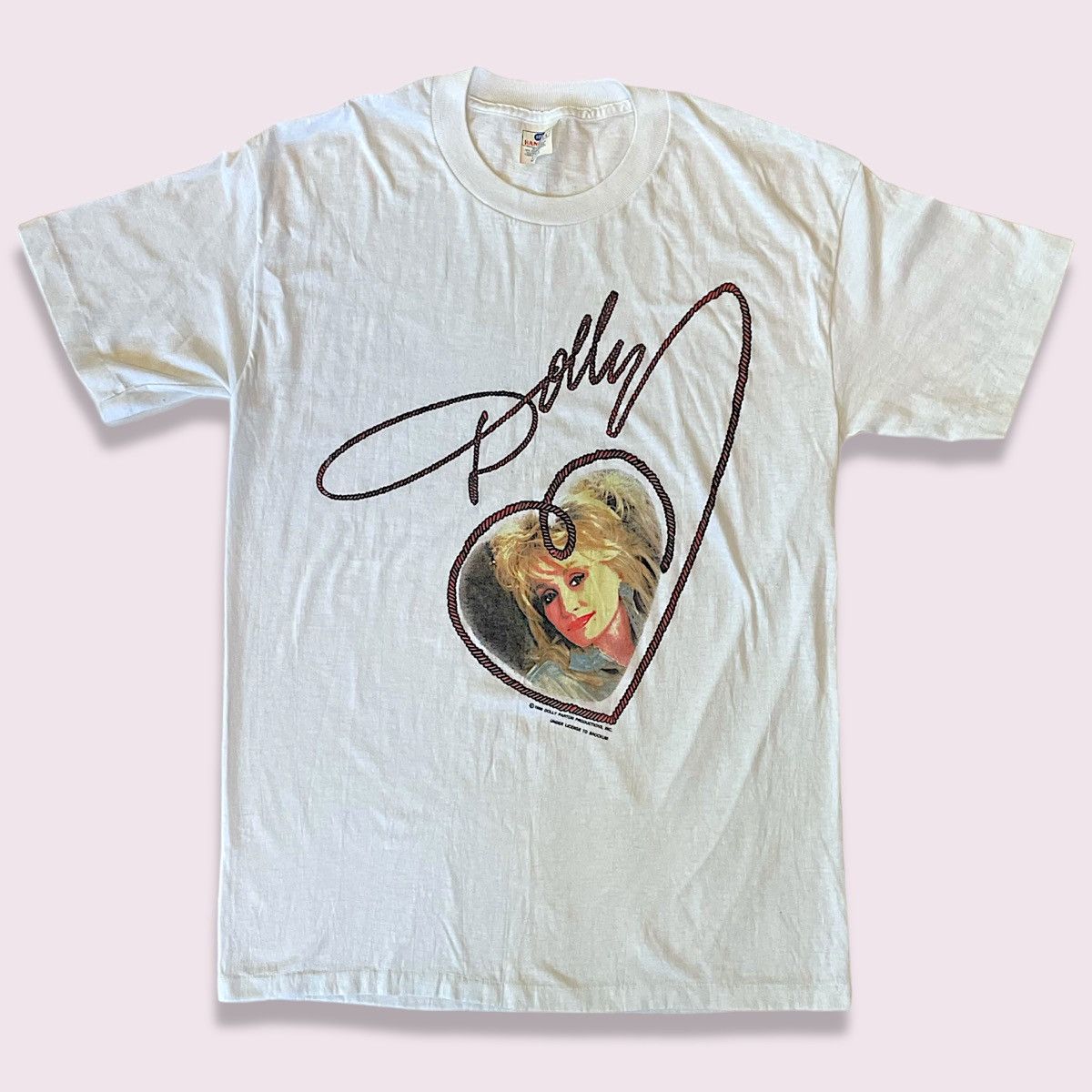 Band Tees × Vintage 1989 Dolly Parton Tour Shirt Size US XL / EU 56 / 4 - 1 Thumbnail