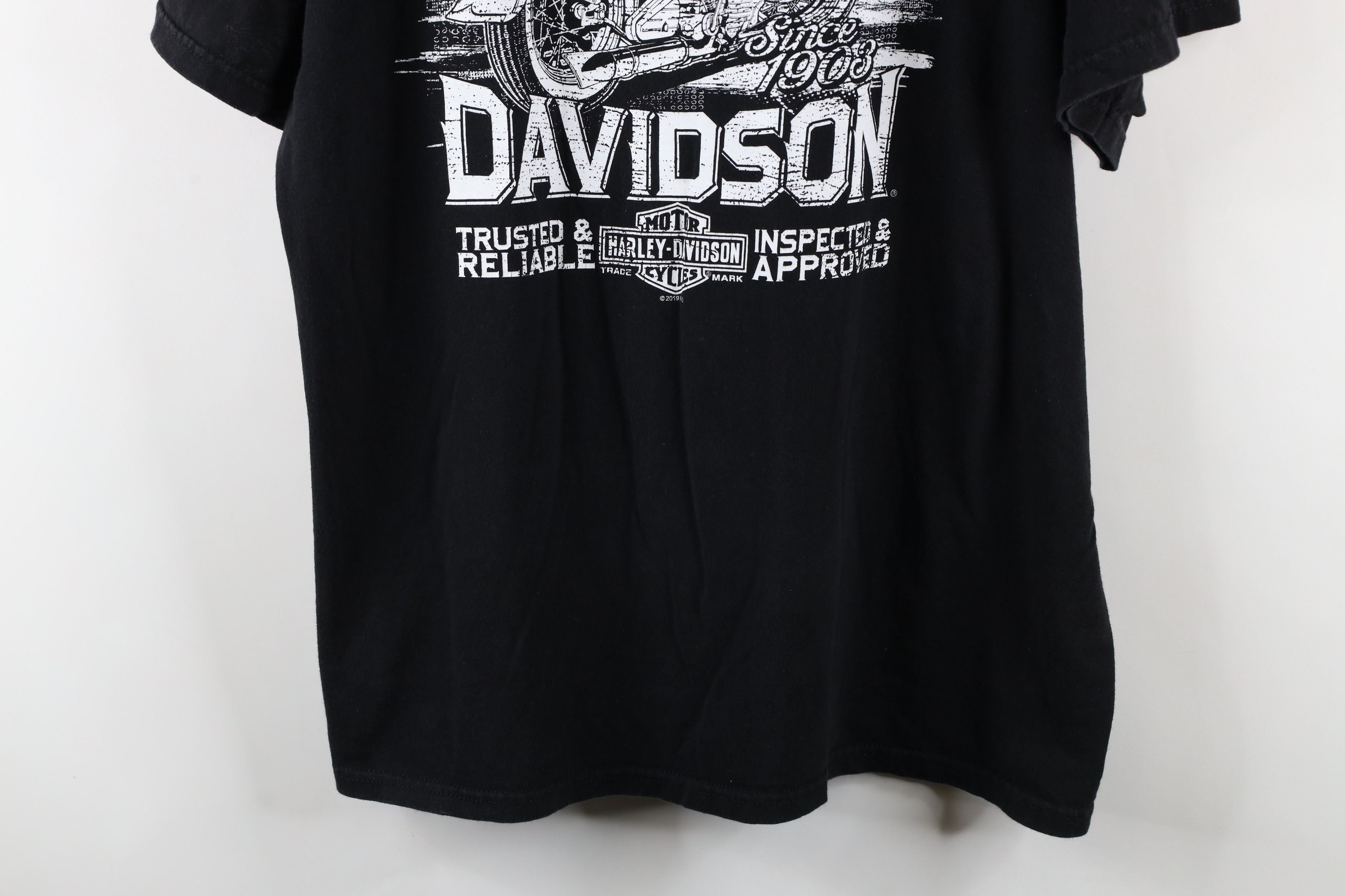 Harley Davidson × Vintage Y2K Harley Davidson Spell Out Big Logo Short Sleeve T-Shirt Size US XXL / EU 58 / 5 - 3 Thumbnail