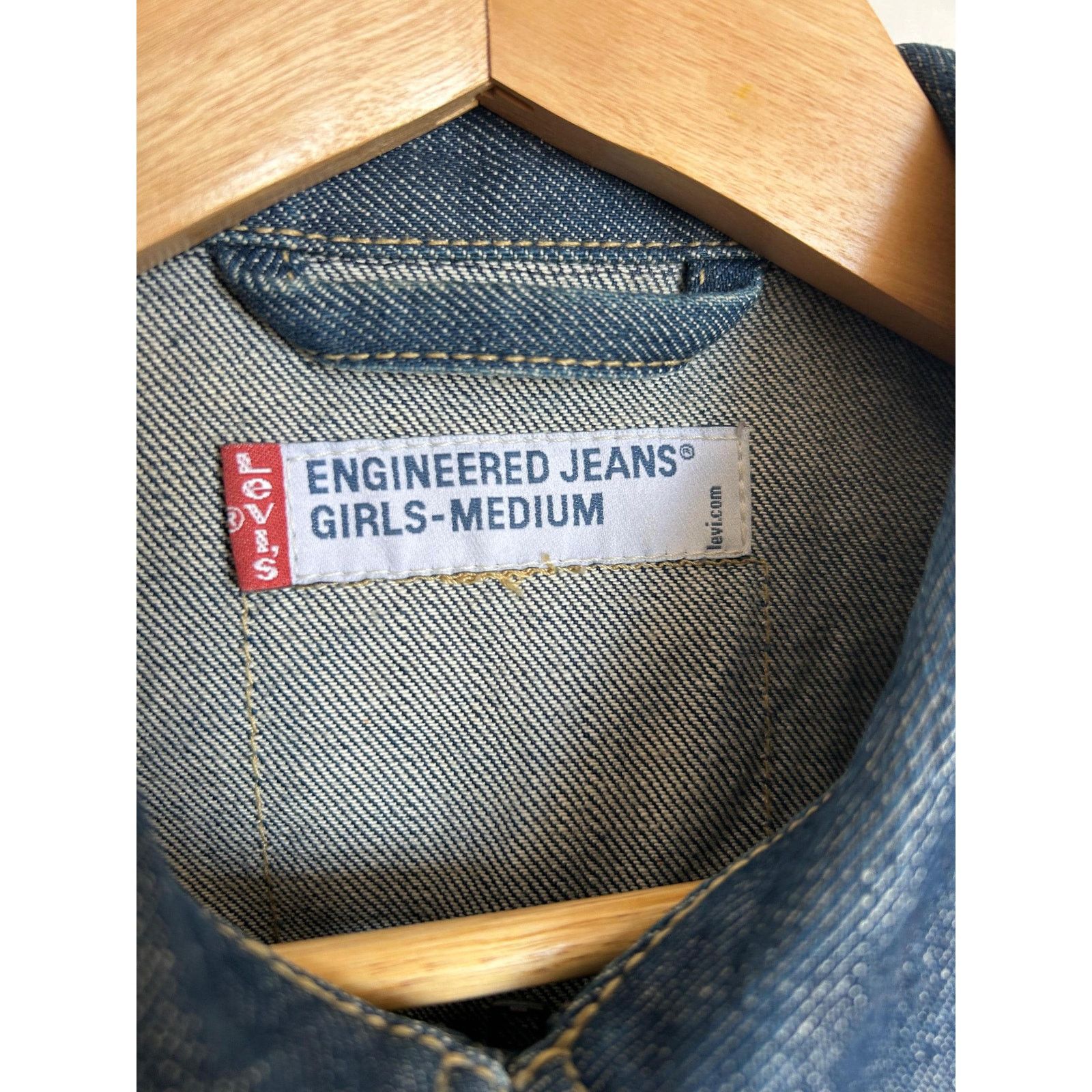 Levi's Levi's Engineered Jeans Jacket Y2K Vintage Dark Wash Medium Size US M / EU 48-50 / 2 - 8 Thumbnail