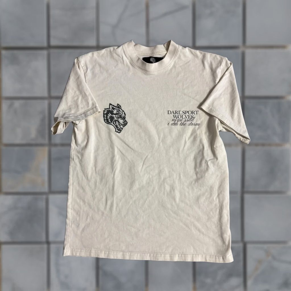 Darc Sport Darc Sport Wolves Shirt Mens M White I Am The Storm Limited Tee T-Shirt Size US M / EU 48-50 / 2 - 1 Thumbnail