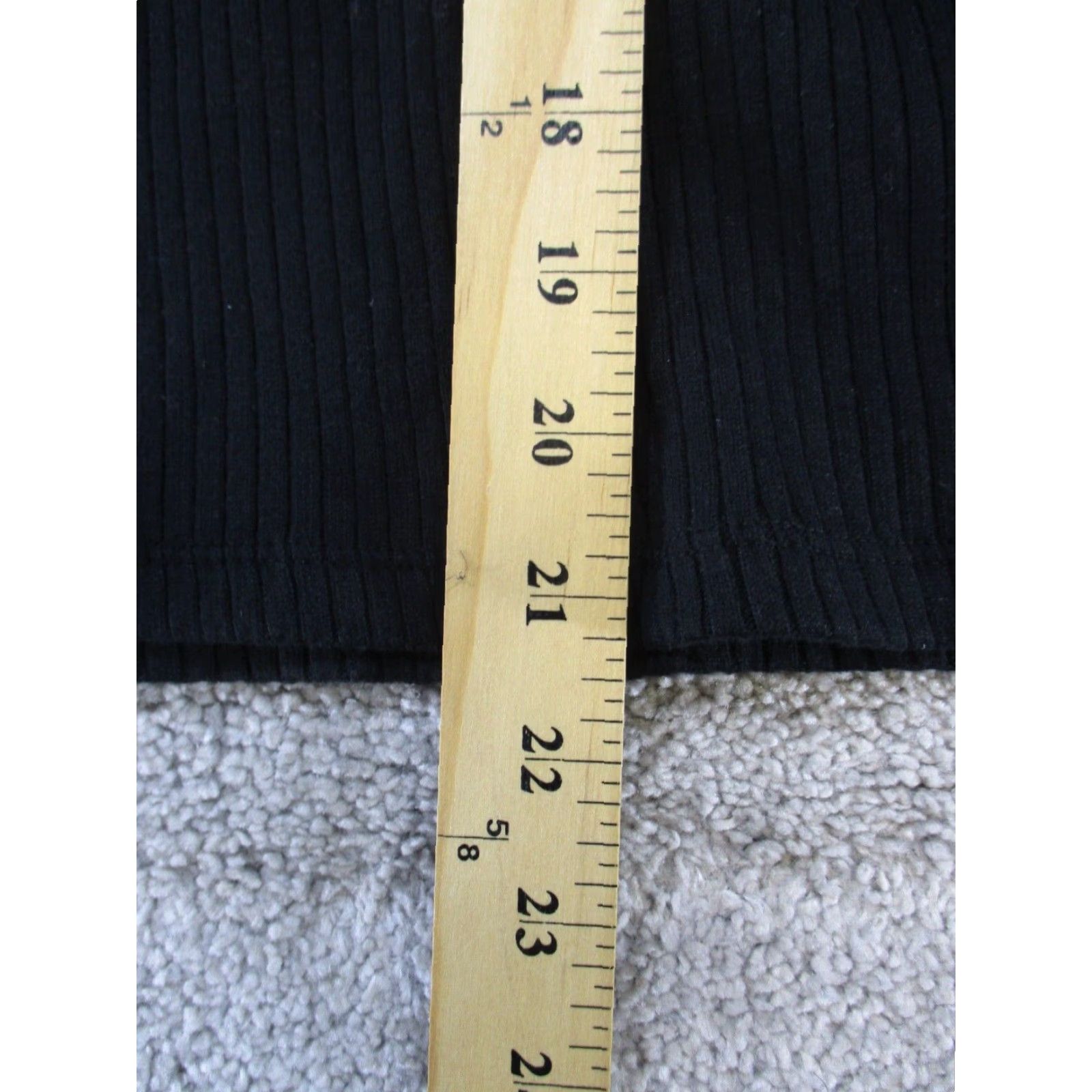 Madewell Madewell Sweater Womens Medium Black Turtleneck Ribbed Cotton Long Sleeve Pullover Womens Size M / US 6-8 / IT 42-44 - 8 Thumbnail