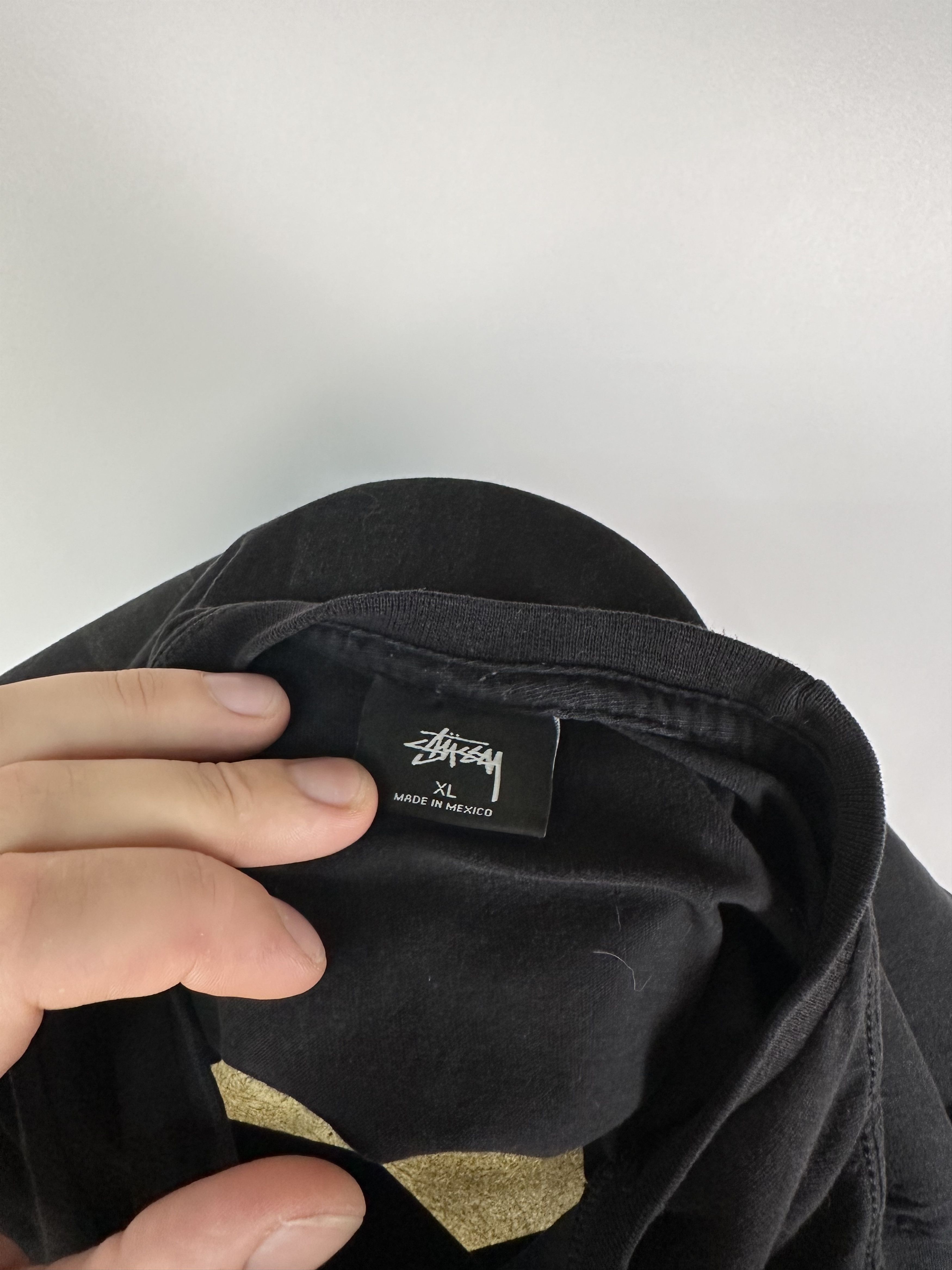 Stussy × Vintage STUSSY REFLECTIVE T SHIRT 80 BLACK SIZE XL MENS Size US XL / EU 56 / 4 - 8 Thumbnail