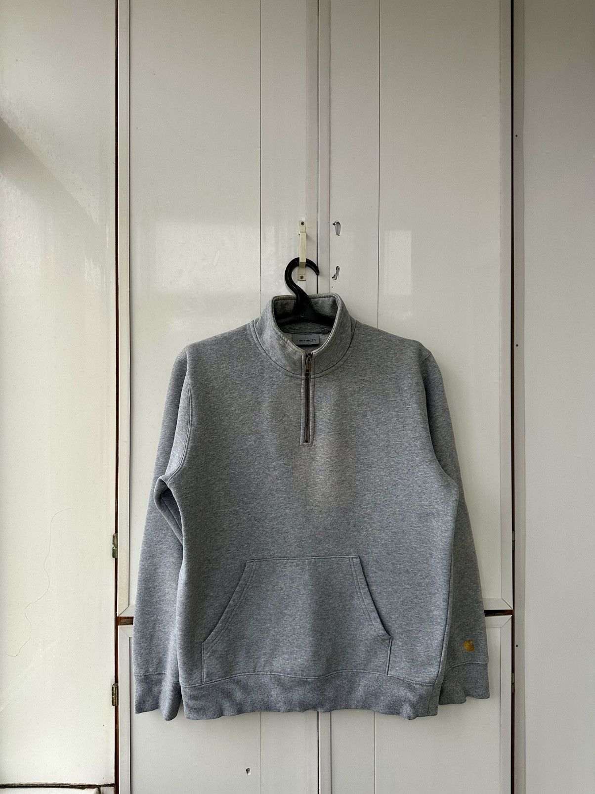 Carhartt Vintage Carhartt Half-Zip Sweatshirt Hand Logo Size US M / EU 48-50 / 2 - 1 Thumbnail