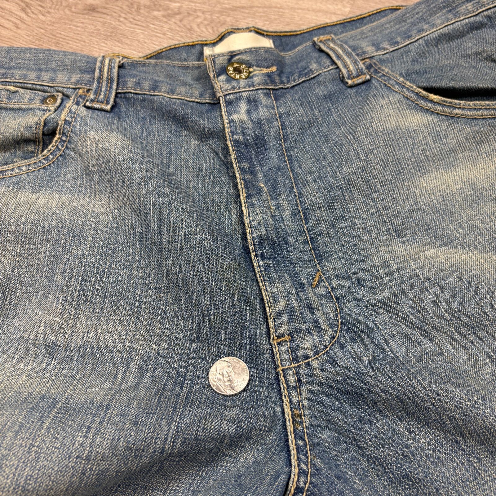 Levi's × Vintage VTG Y2K Levi's Silvertab Baggy True Boot Jeans Men's 38x32 Size US 38 / EU 54 - 13 Thumbnail