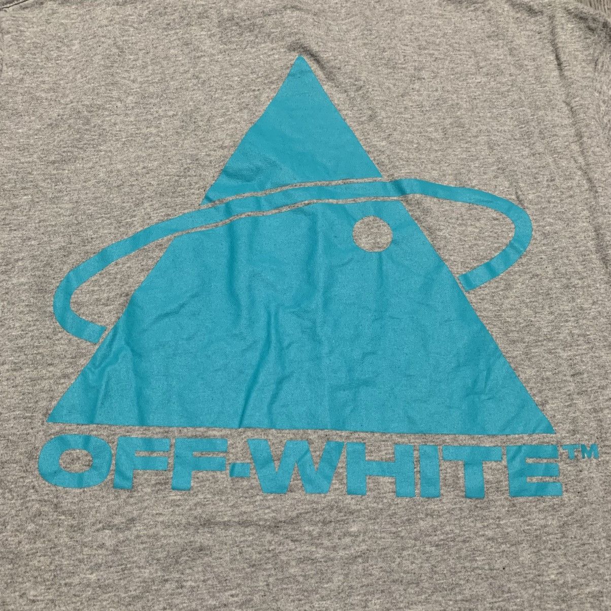 Off-White Off White Medium Triangle Grey Tee Virgil Abloh Size US M / EU 48-50 / 2 - 3 Thumbnail