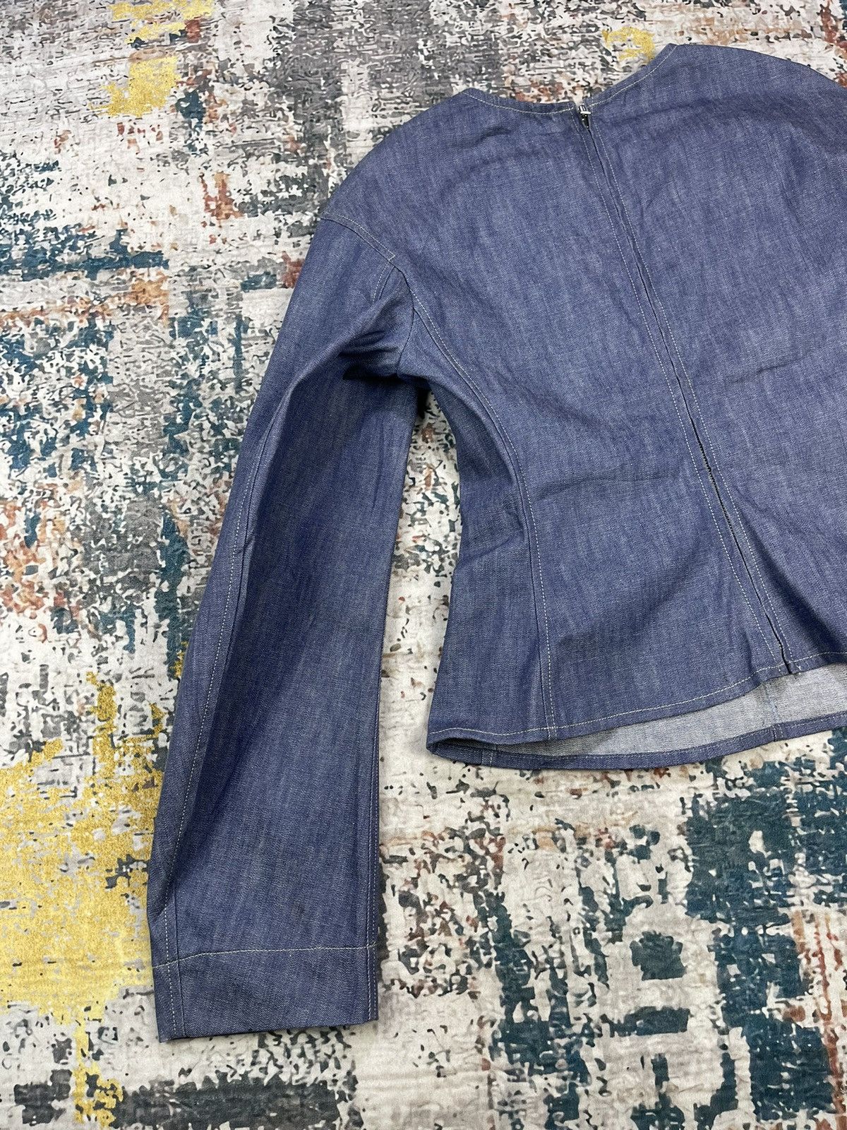 Lemaire Plastron Chambray Denim Jackets