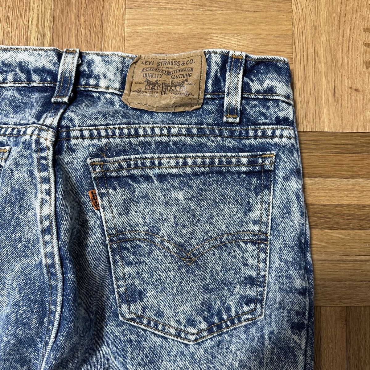 Levi's Vintage Levi’s 575 Orange Tab Student Fit jeans Size US 30 / EU 46 - 4 Thumbnail