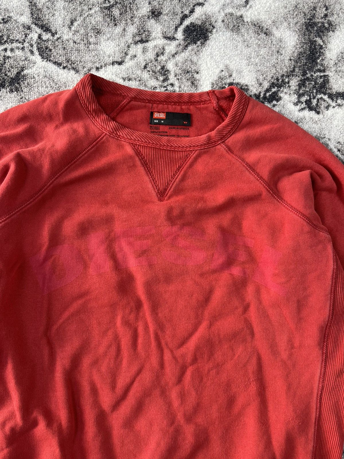 Diesel Diesel Red ♥️ Sweatshirt Y2K Minimal Fit Size US M / EU 48-50 / 2 - 4 Thumbnail