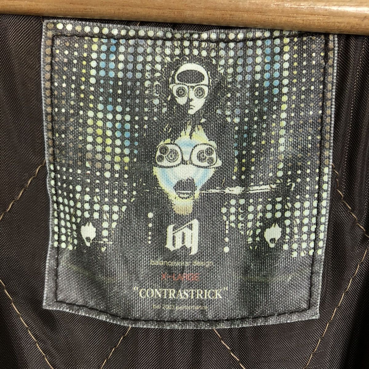 Japanese Brand 🔥VINTAGE BIKER JACKET CONTRASTRICK ISSEY MIYAKE Size US XL / EU 56 / 4 - 18 Thumbnail