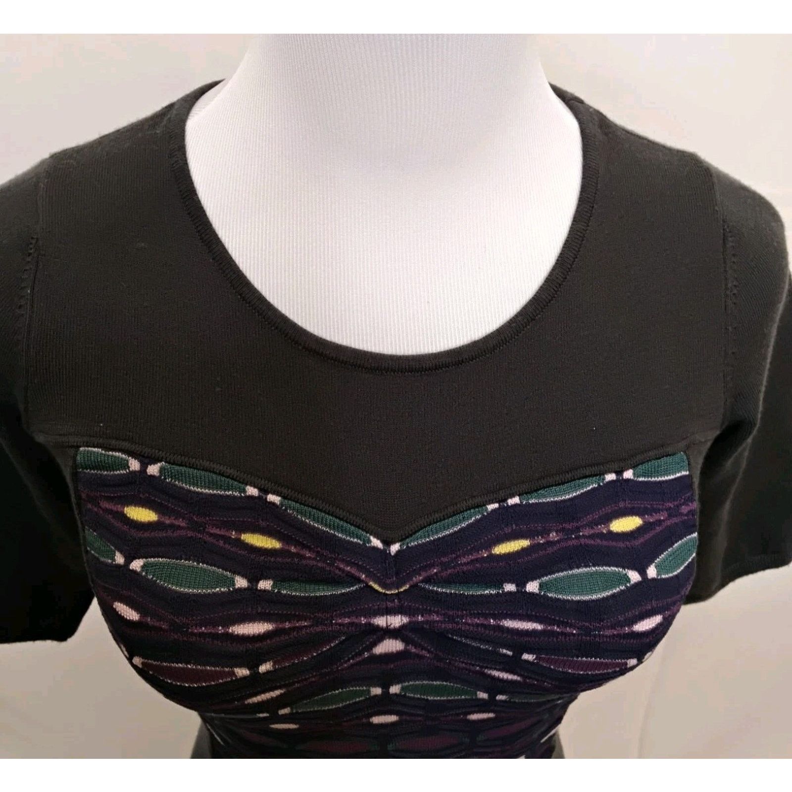 Missoni Missoni Knit Dress Women's US 2 Gray Purple Made in Italy Size XS / US 0-2 / IT 36-38 - 8 Thumbnail