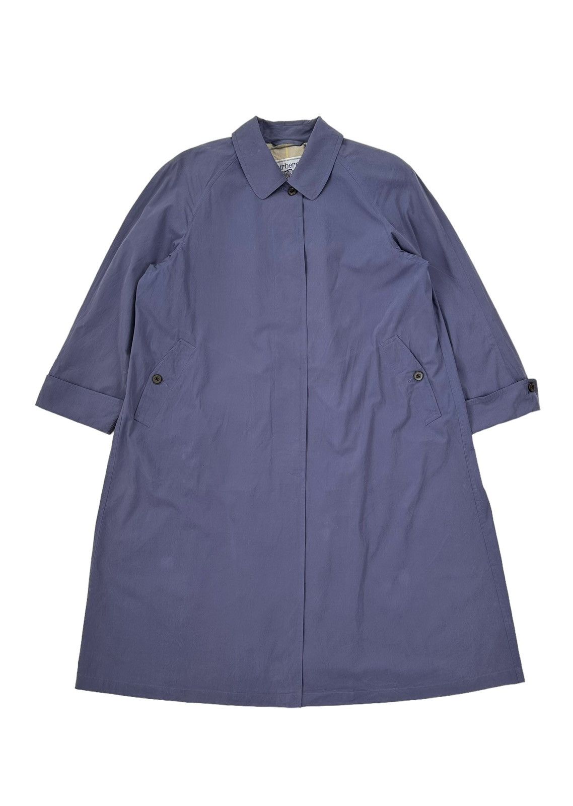Burberry Burberry Mac Coat Classic Single-Breasted Navy Size US XL / EU 56 / 4 - 9 Thumbnail