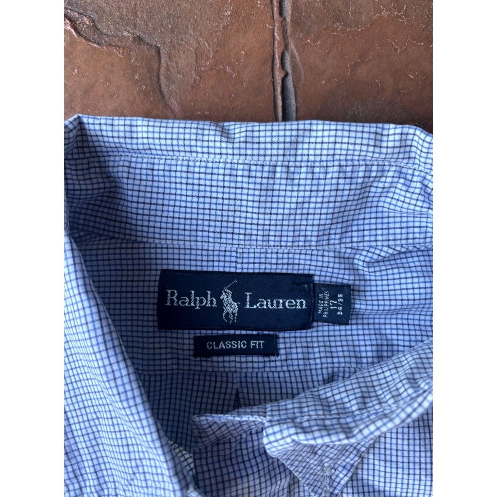 Polo Ralph Lauren VINTAGE Polo Ralph Lauren Shirt Mens 17 34/35 Stripe Classic Fit Preppy Shirt Size US XL / EU 56 / 4 - 3 Thumbnail