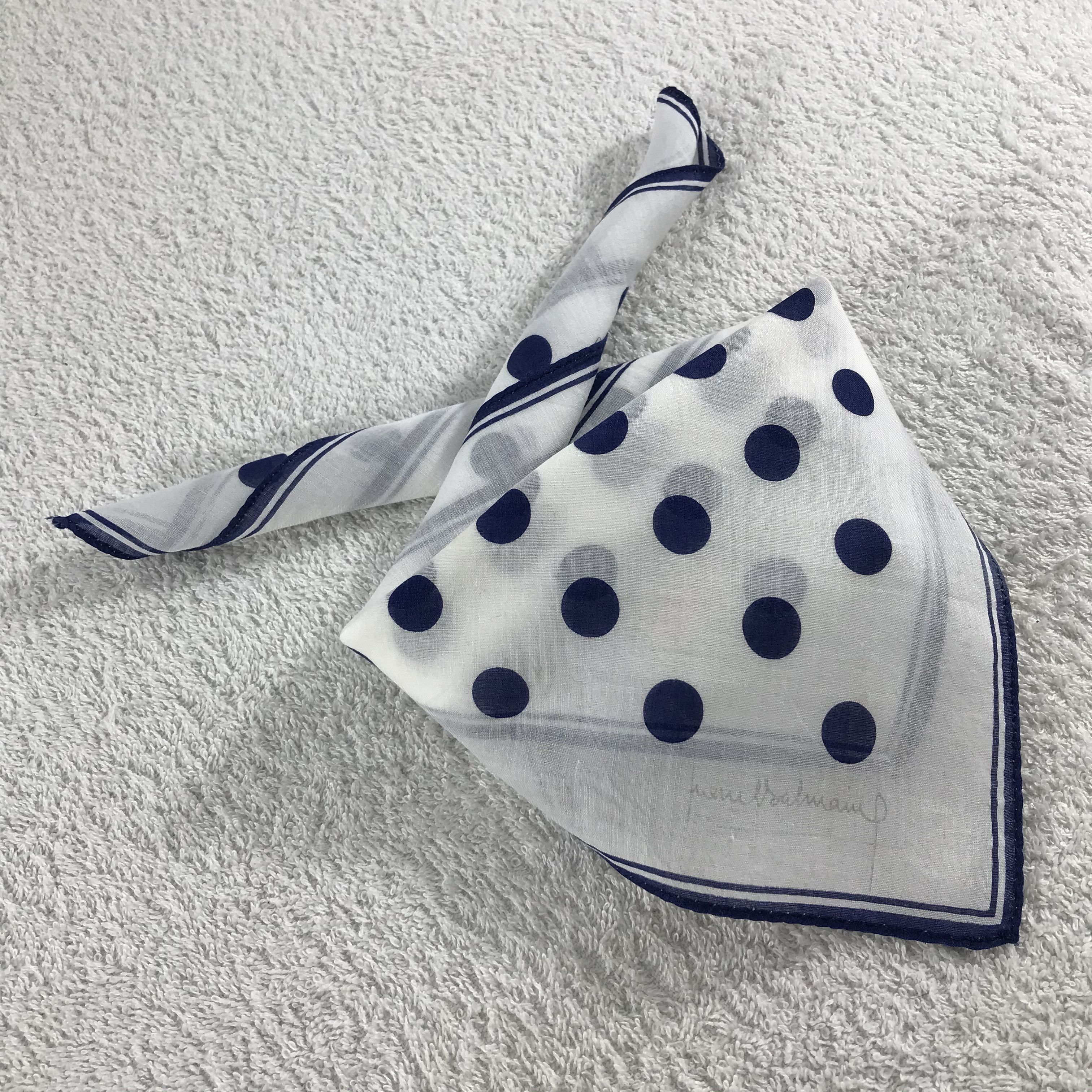 Pierre Balmain × Vintage Pierre Balmain Bandana / Handkerchief / Neckerchief - S274 Size ONE SIZE - 4 Thumbnail