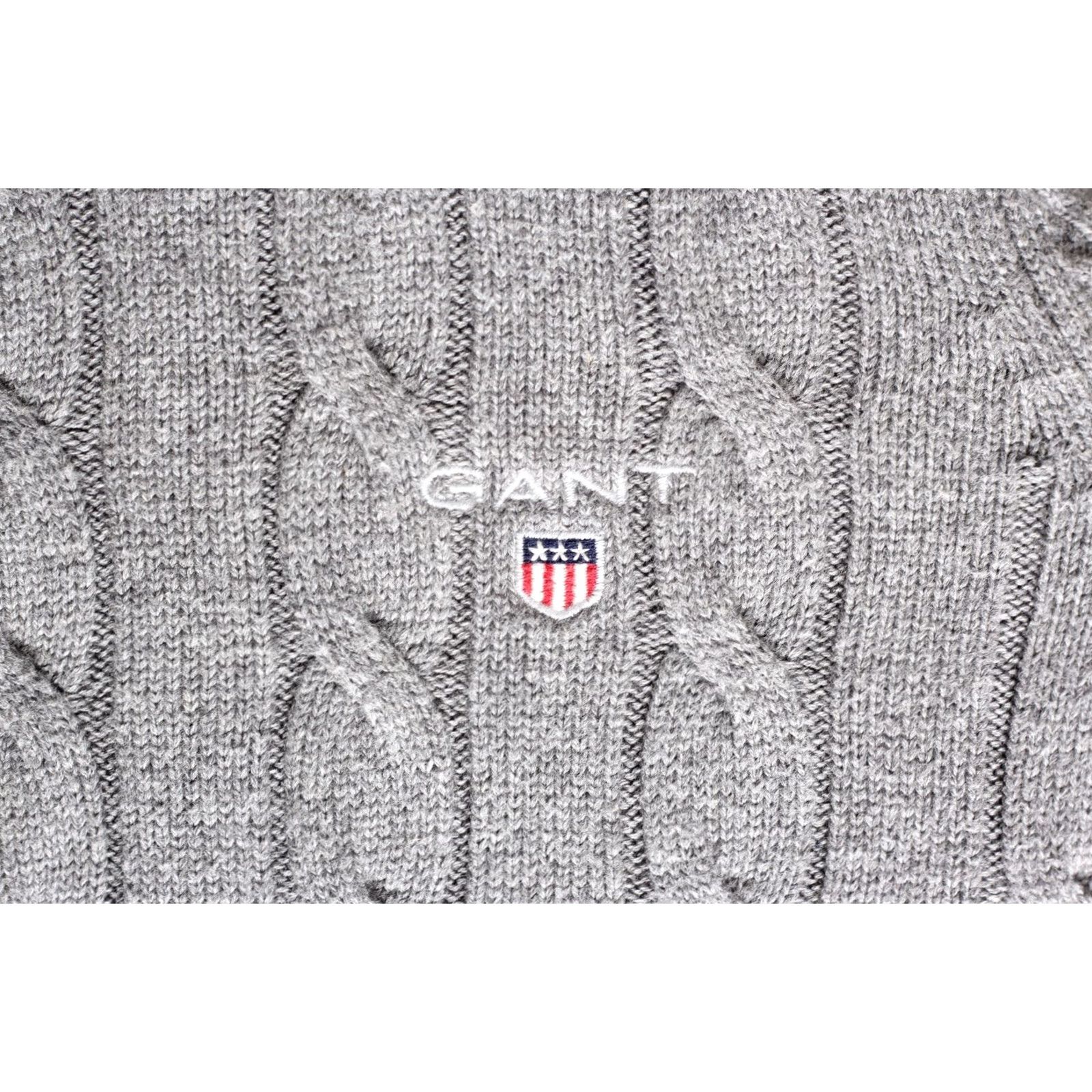 Gant GANT Cable Knit Cotton Crew Neck Jumper Sweater Men XS VR3521 Size US XS / EU 42 / 0 - 4 Thumbnail