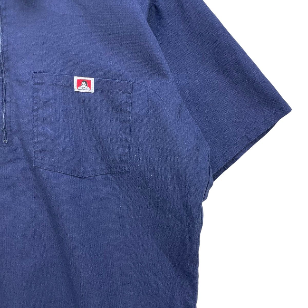 Ben Davis × Dickies 💥Vintage Ben Davis Half Zipper Dual Pocket Jacket Talon Zip Size US L / EU 52-54 / 3 - 5 Thumbnail