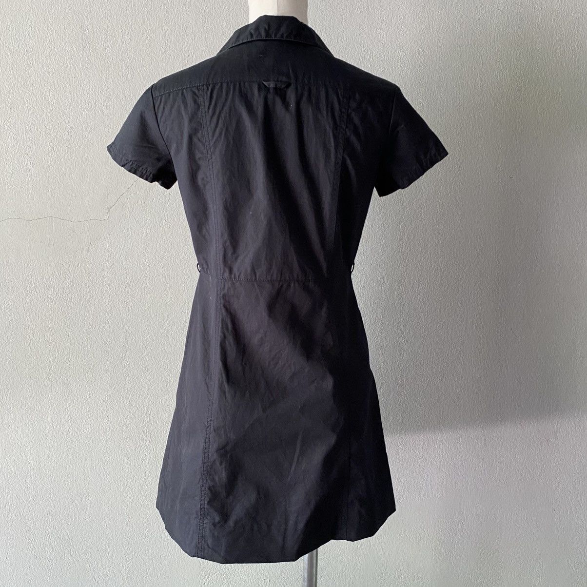 Burberry BURBERRY Black Short-Sleeve Shirt Dress Size S / US 4 / IT 40 - 16 Thumbnail