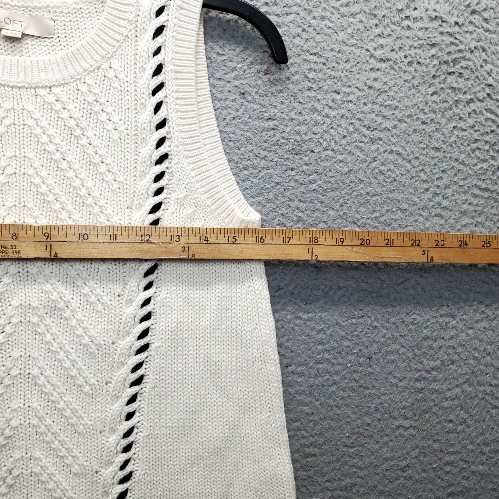 Loft LOFT Womens Size S Tan Chunky-Knit Sleeveless Sweater Vest, Knitted, Casual, Fall Winter, 100% Cotton, Crew Neck, Breathable, Regular Fit, NWOT Size S / US 4 / IT 40 - 4 Thumbnail
