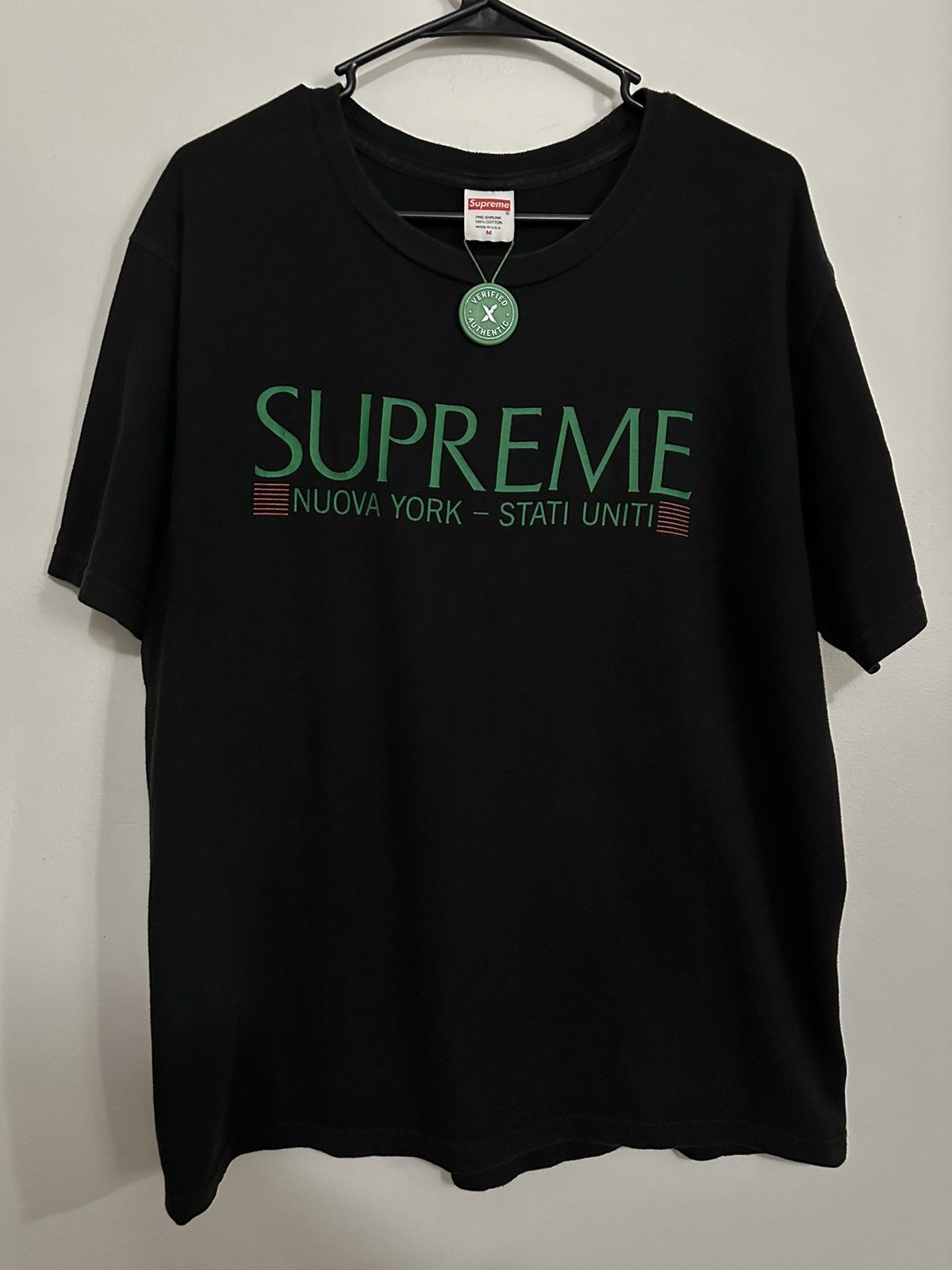 Supreme Supreme Nuova York Tee Size US M / EU 48-50 / 2 - 1 Thumbnail