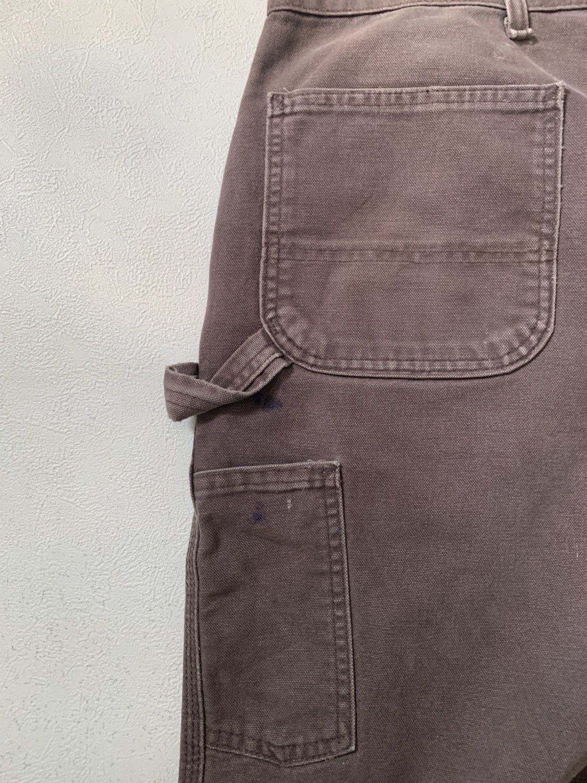 Carhartt Carhartt Duck Canvas Carpenter Dark Brown (B11-DKB) Size US 44 / EU 60 - 4 Thumbnail
