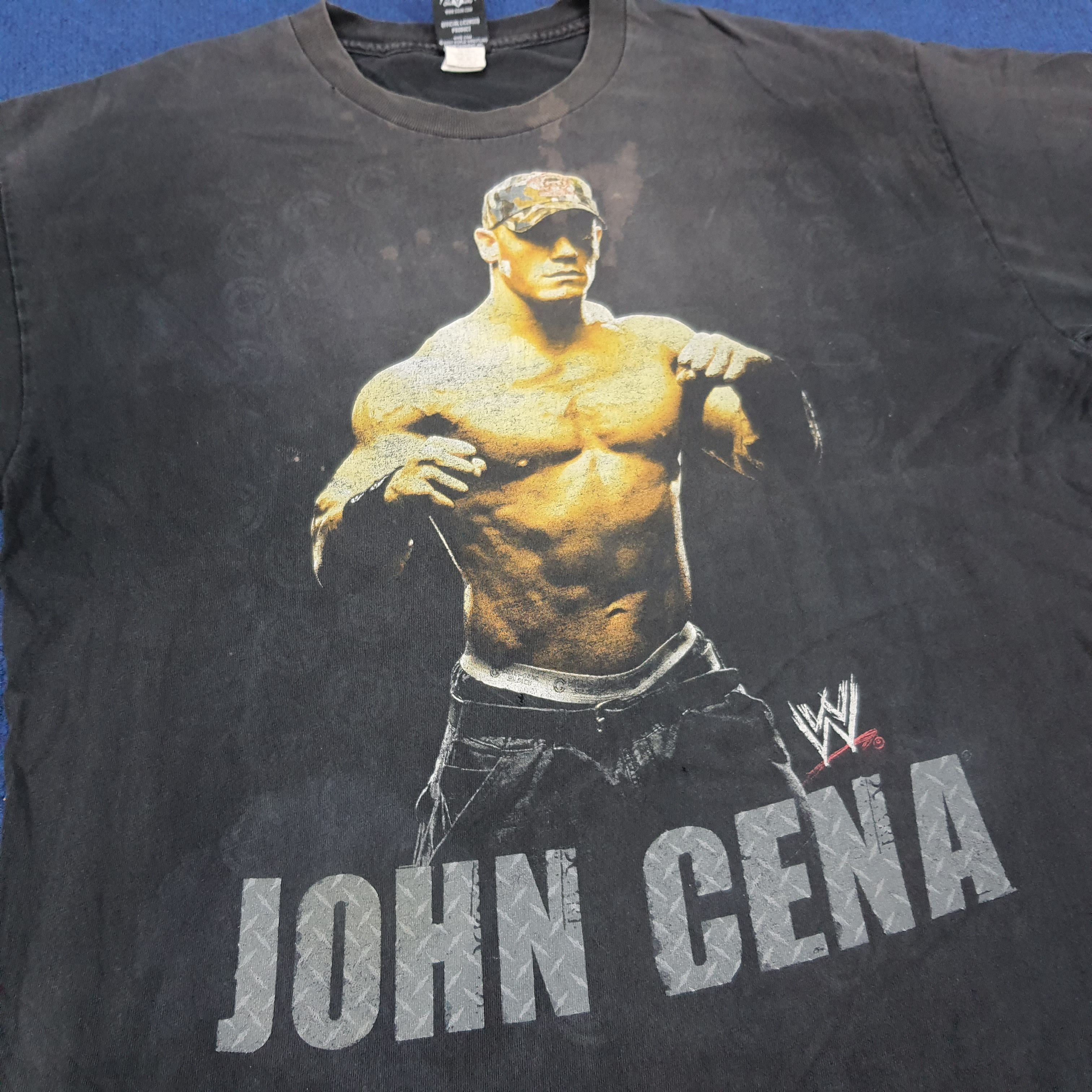 Vintage × WWE Vintage WWE John Cena Wrestler Tshirt Size US XL / EU 56 / 4 - 2 Thumbnail