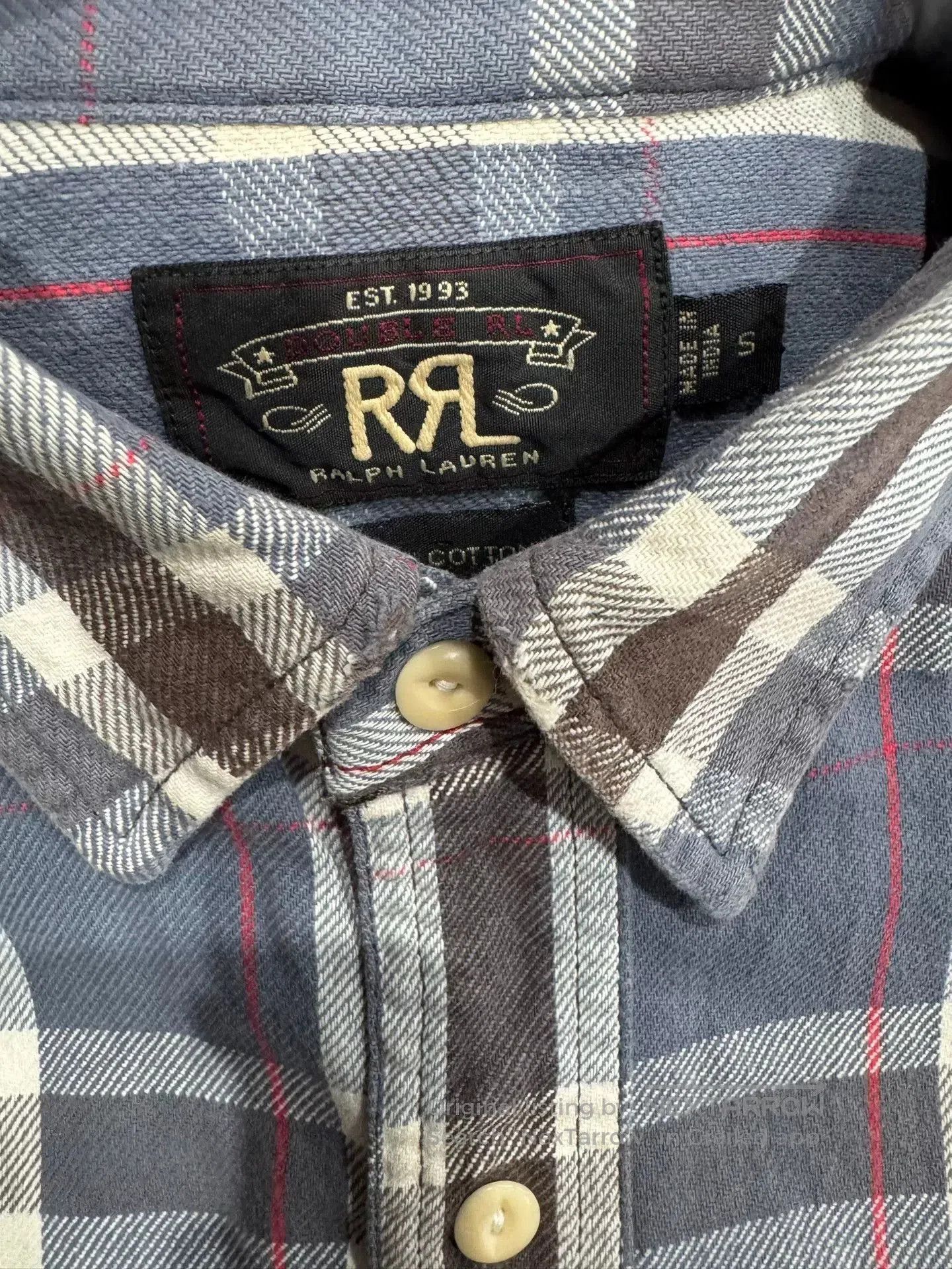 RRL Ralph Lauren classic plaid flannel shirt by RRL. Size US S / EU 44-46 / 1 - 2 Thumbnail