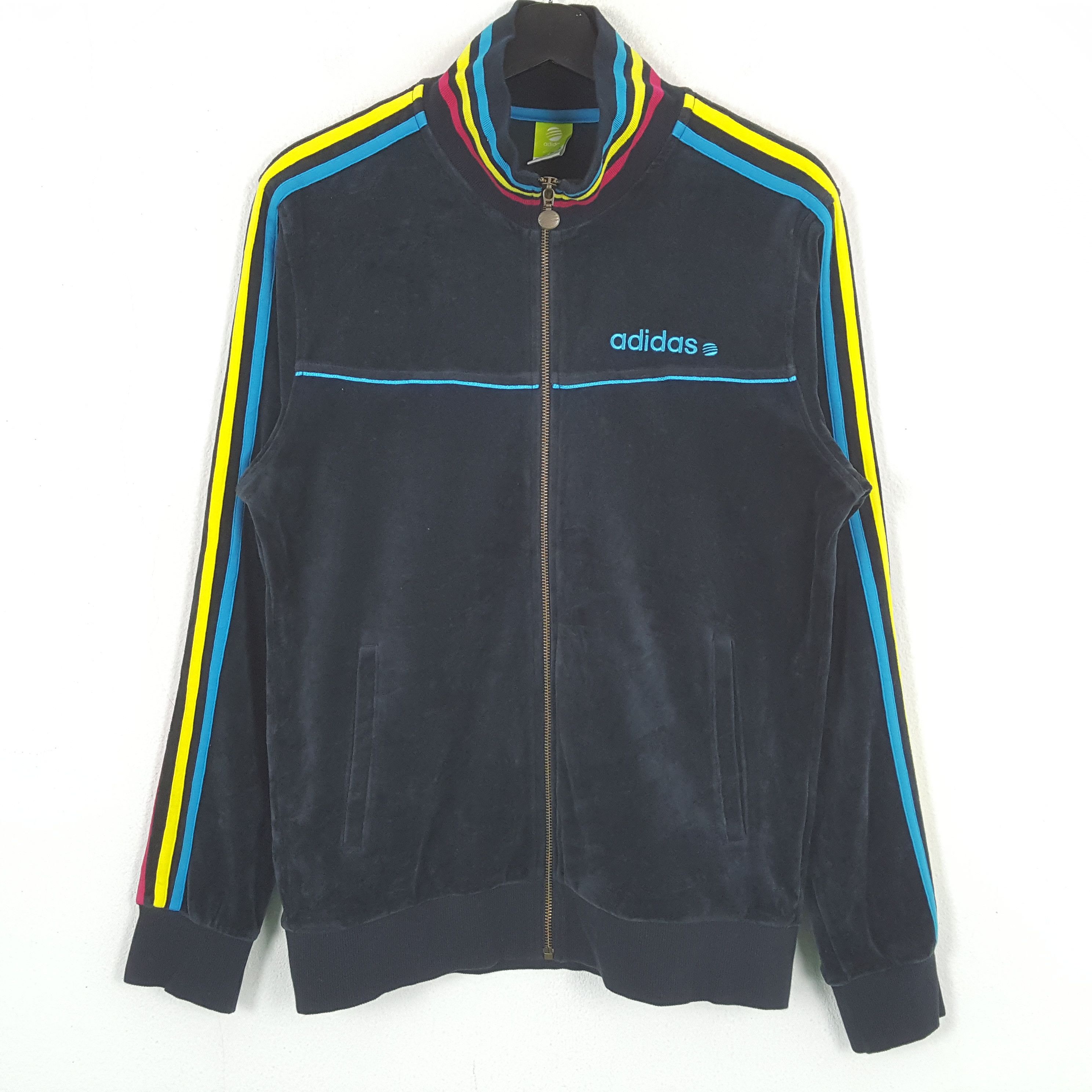 Adidas Adidas Neo Colours Stripe Zipper Jacket C283N12 Size US S / EU 44-46 / 1 - 1 Thumbnail