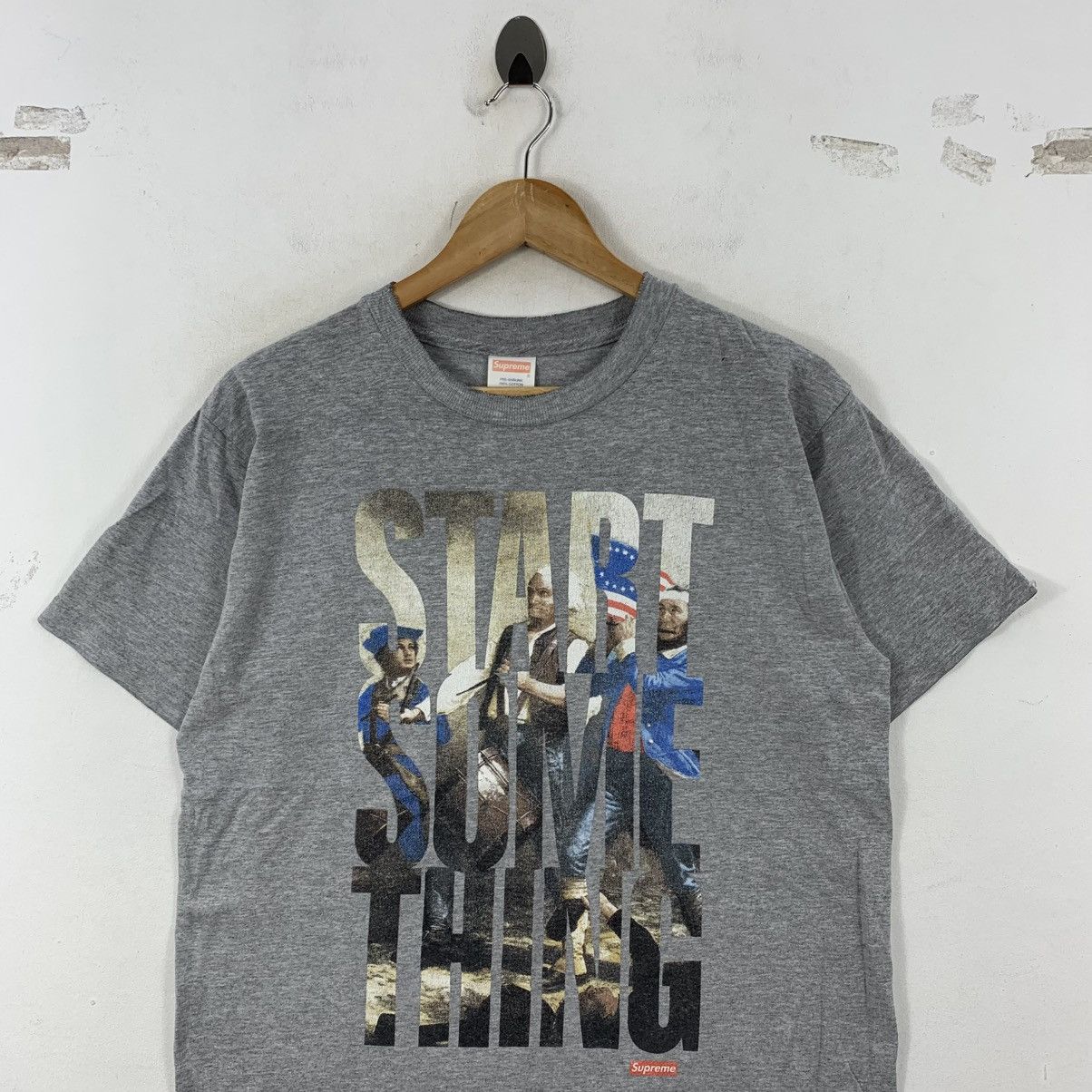 Supreme Vintage SUPREME START SOMETHING Usa Short Sleeve Tee Size US M / EU 48-50 / 2 - 3 Thumbnail