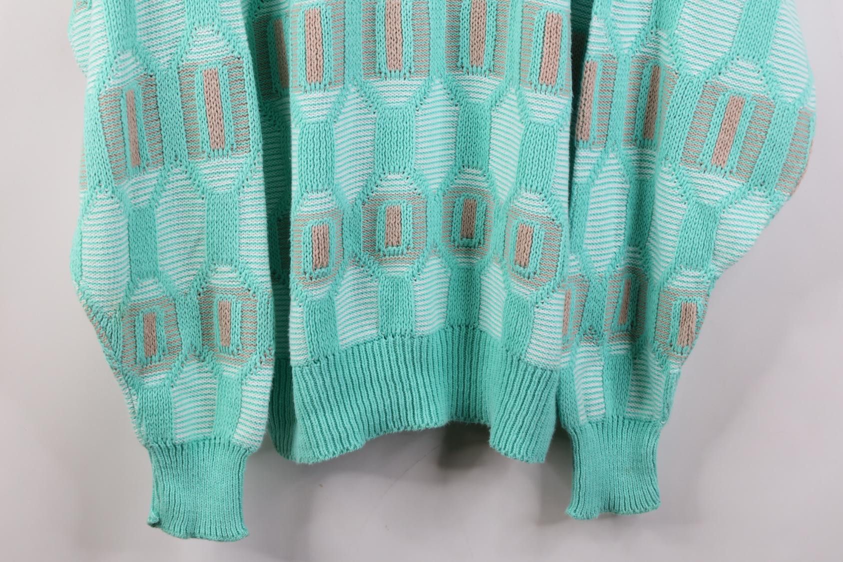 Vintage Vintage 90s Streetwear Ribbed Knit Crewneck Sweater USA Size US M / EU 48-50 / 2 - 3 Thumbnail