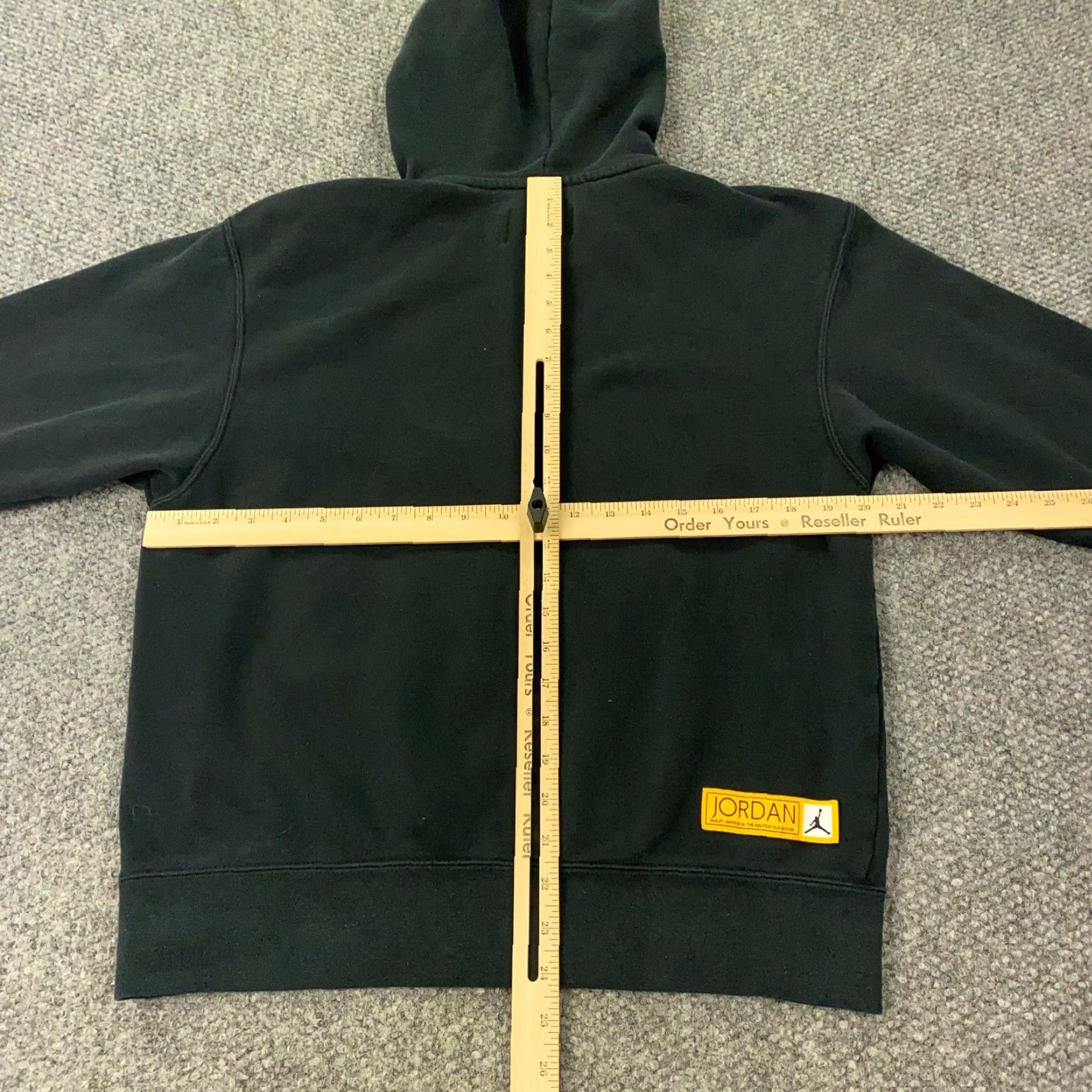 Jordan Brand Nike Air Jordan Legacy 2 Hoodie Mens Small Black Fleece Sweatshirt Sweater Size US S / EU 44-46 / 1 - 7 Thumbnail