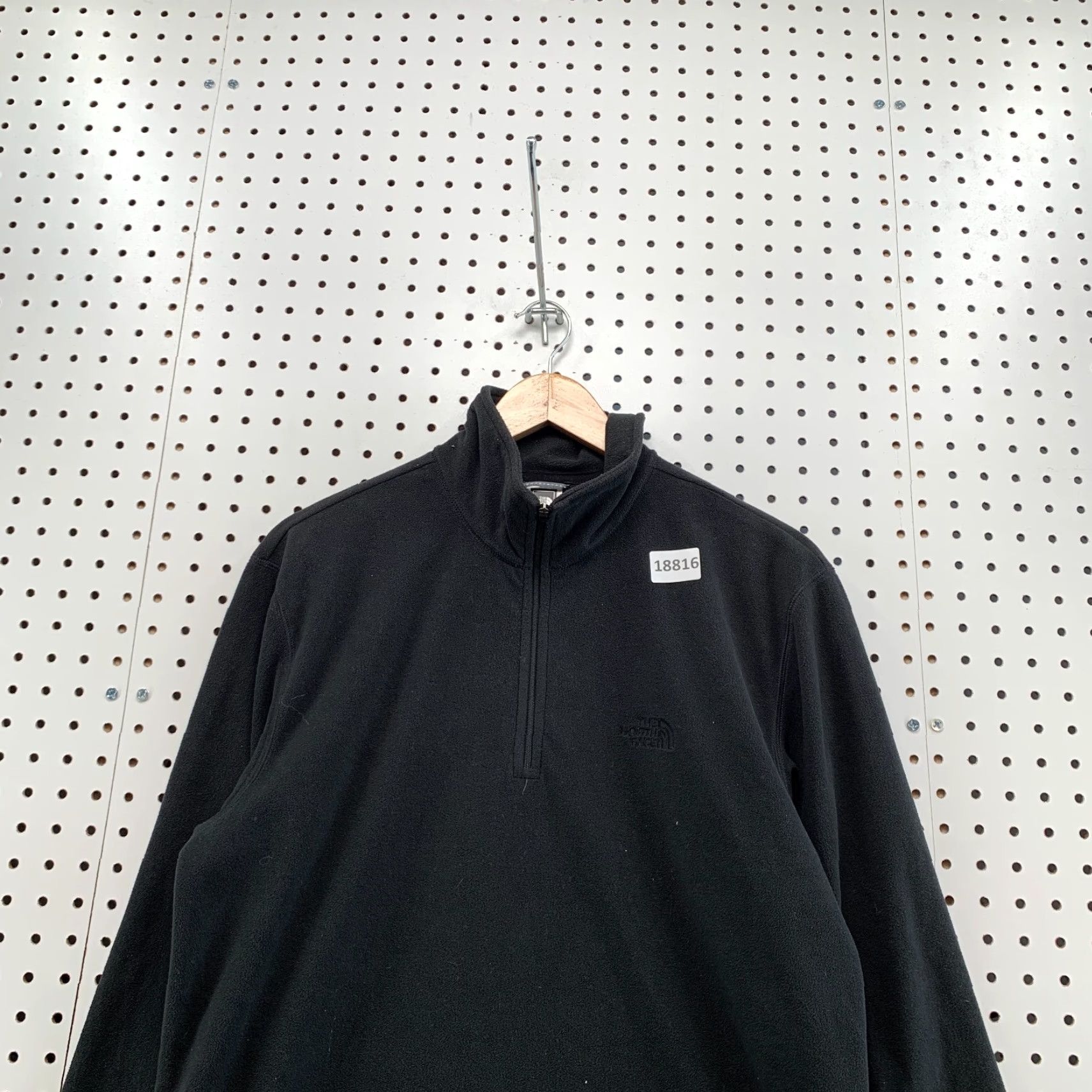 The North Face The North Face Mens Black 1/4 Zip Pullover Shirt Mens Medium Long Sleeve Fleece 21X27 Size US M / EU 48-50 / 2 - 6 Thumbnail