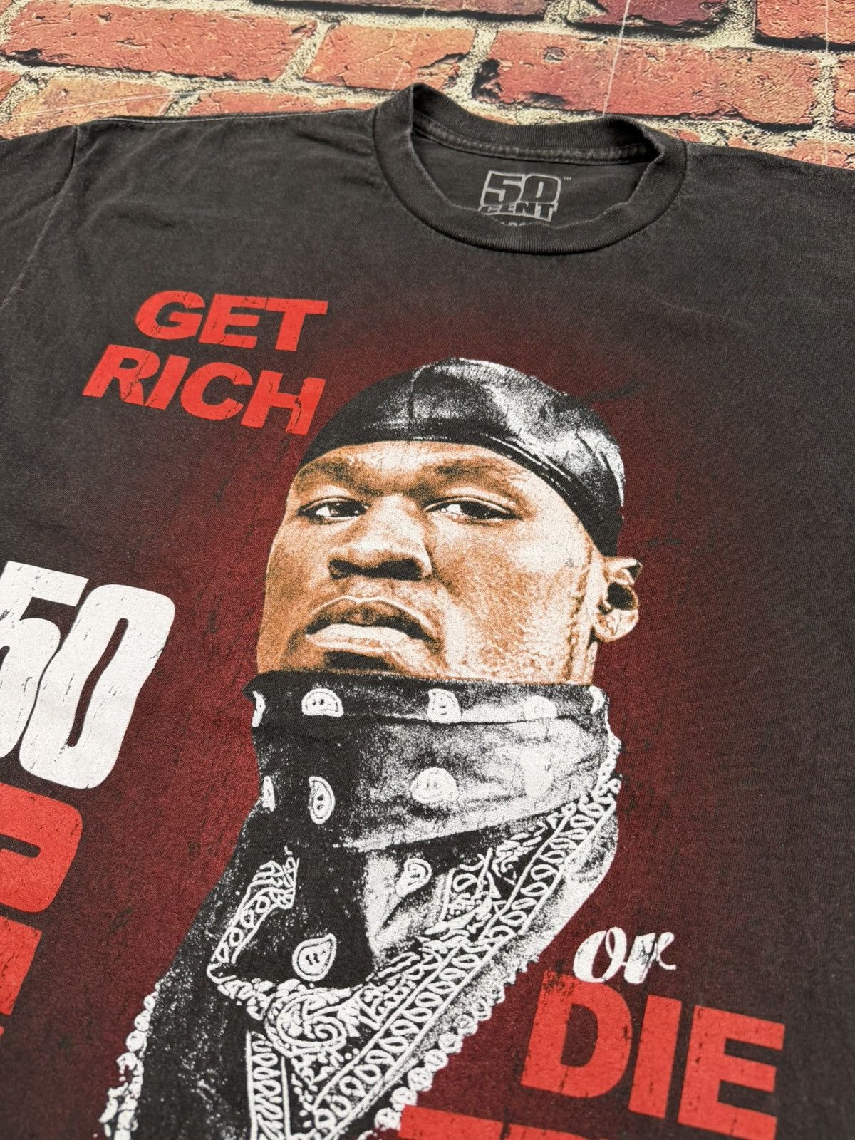 50 Cent 50 Cent Get Rich or Die Tryin’ T-Shirt Double Sided Rap Tee Size US L / EU 52-54 / 3 - 5 Thumbnail