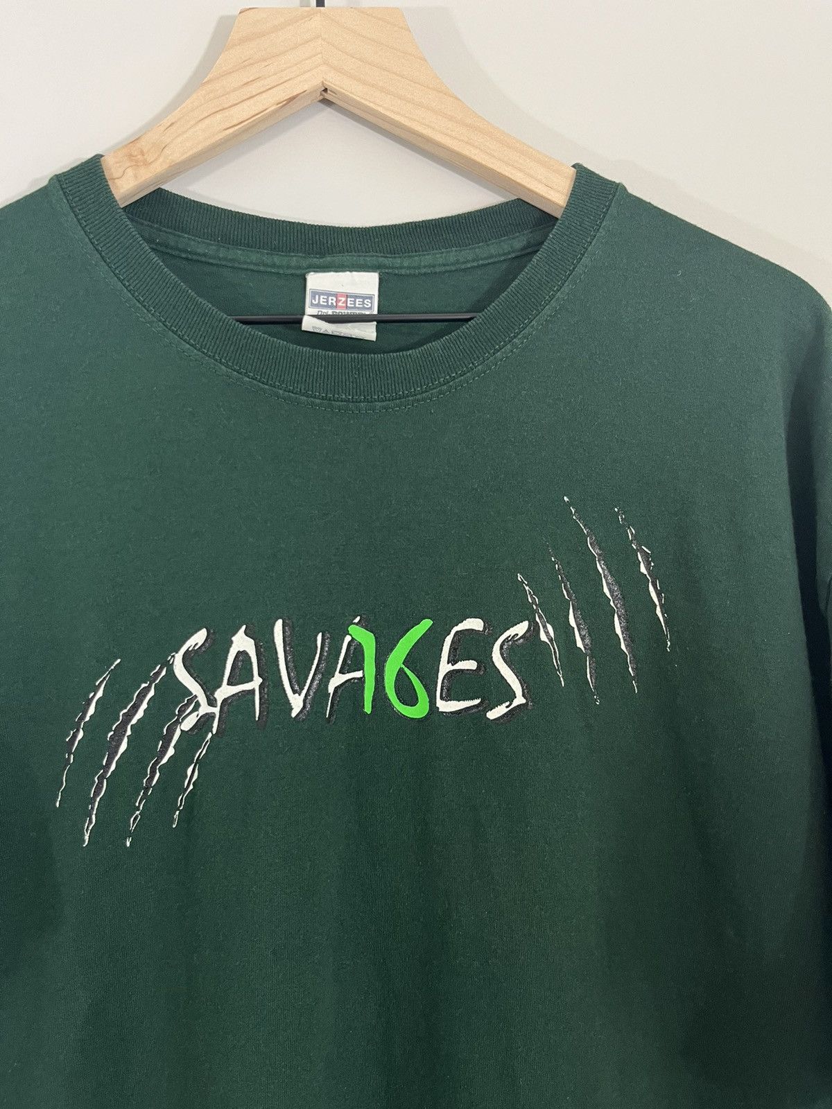 Vintage Vintage SAVAGES Faded Tee Size US XL / EU 56 / 4 - 4 Thumbnail