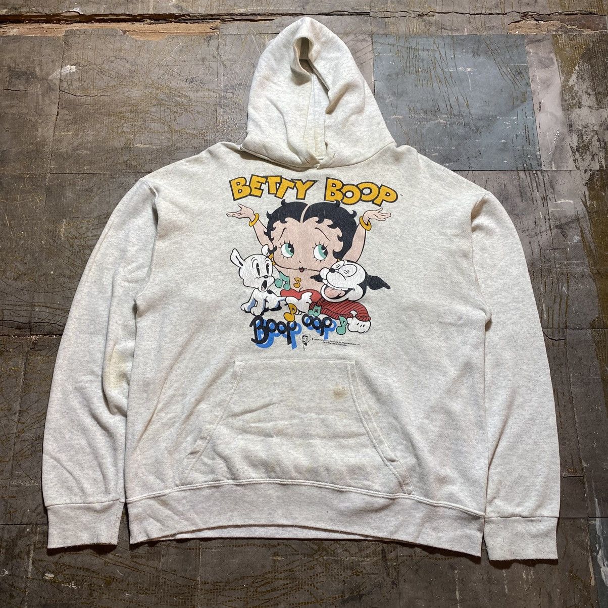 Vintage Vintage 90s Betty Boop Hoodie Size US L / EU 52-54 / 3 - 1 Thumbnail