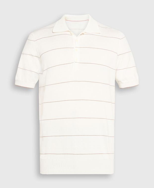 Brunello Cucinelli Knitted polo shirt Size US S / EU 44-46 / 1 - 1 Thumbnail