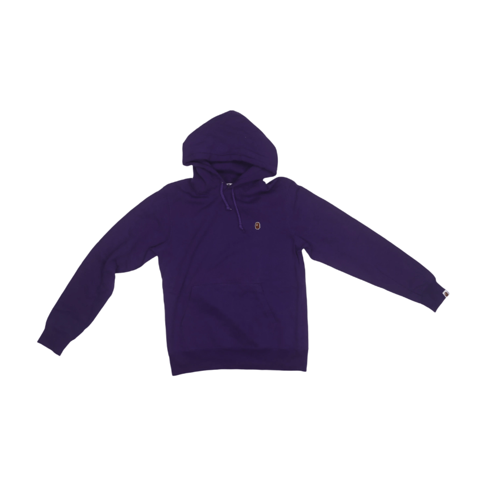 Bape BAPE Unisex Purple Embroidered Logo Hoodie Size US L / EU 52-54 / 3 - 1 Thumbnail