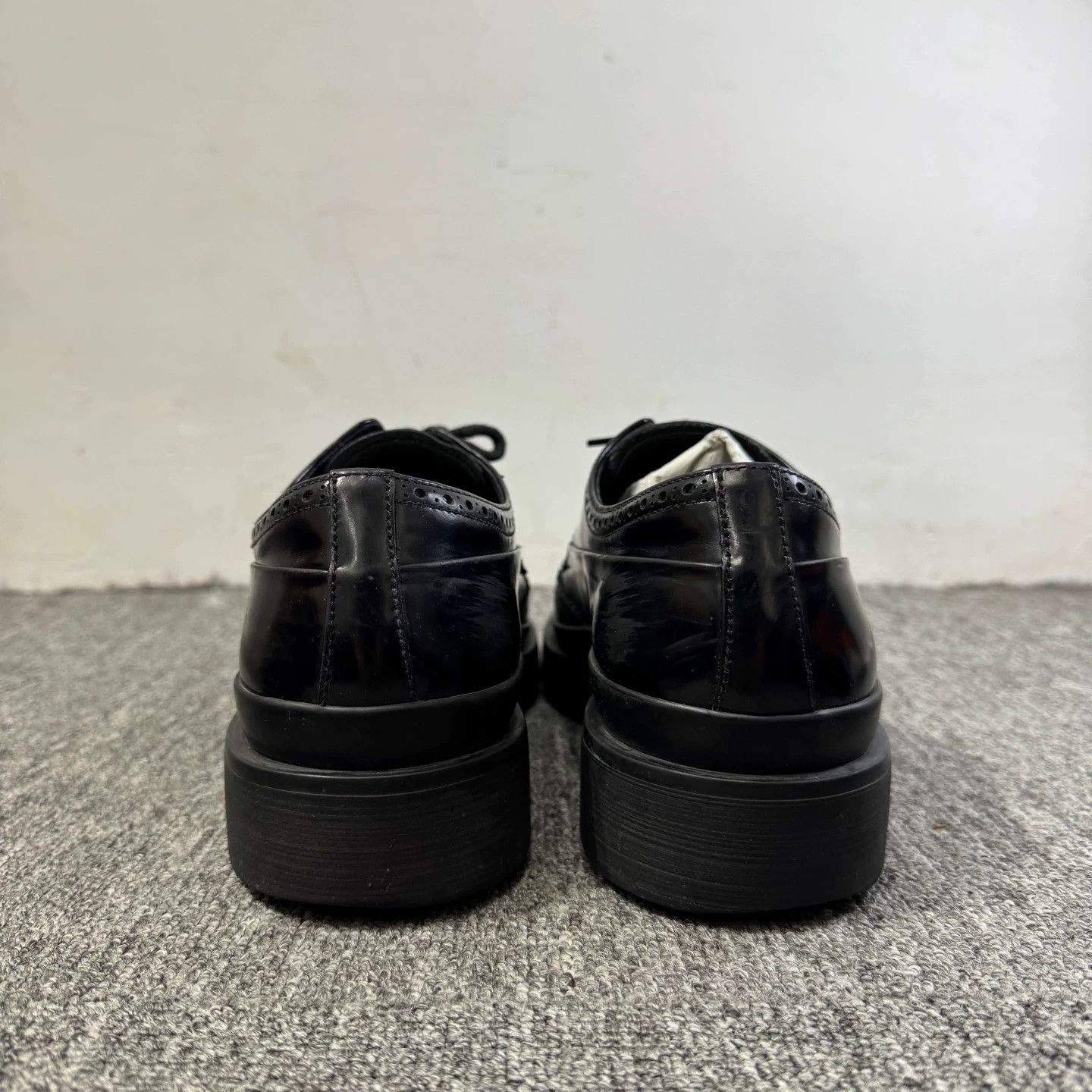 Prada Prada Perforated Derby Shoes 7.5 95 New Size US 7.5 / EU 40-41 - 3 Thumbnail