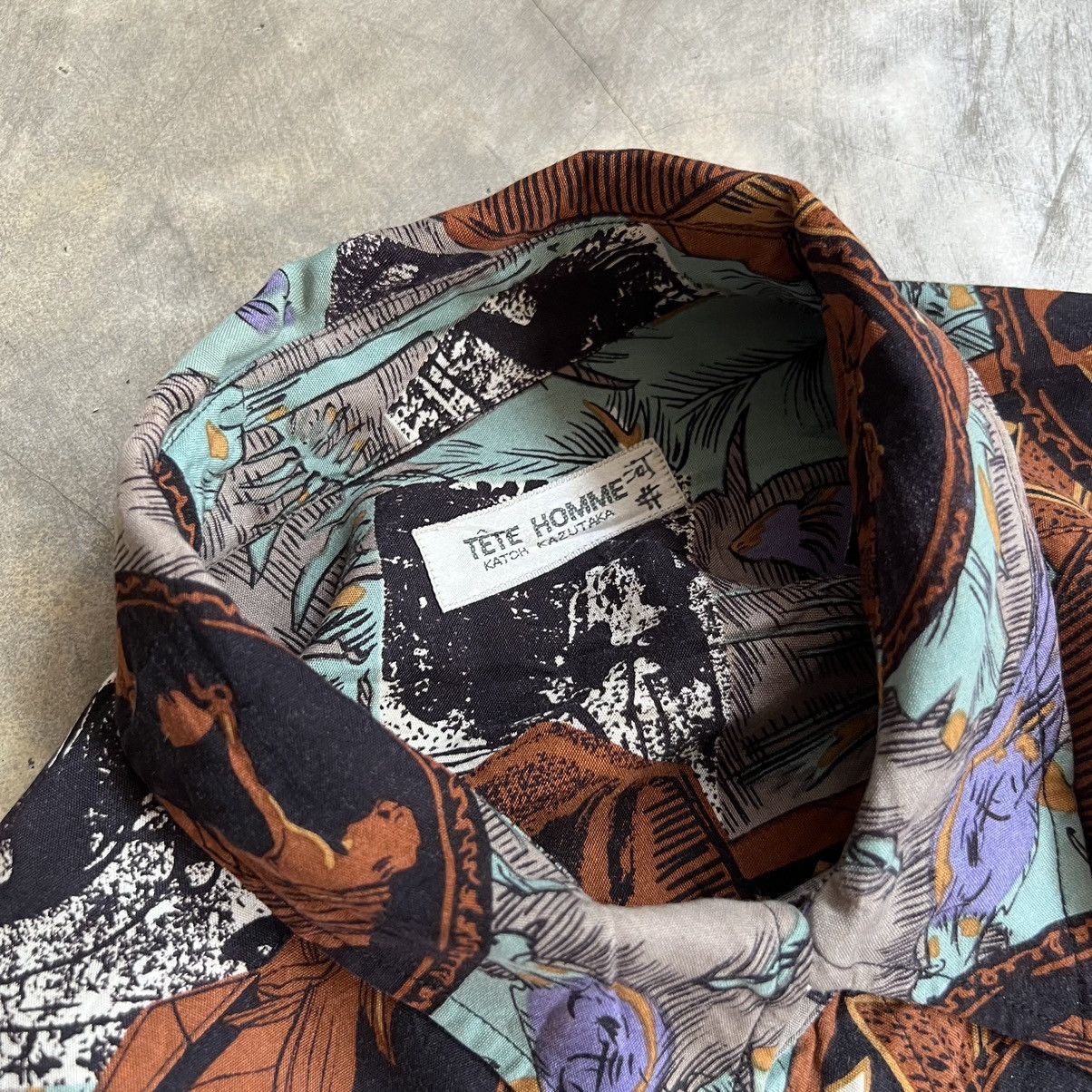Issey Miyake Vintage TETE HOMME Katoh Kazutaka Long Sleeve Shirt Size US XL / EU 56 / 4 - 3 Thumbnail