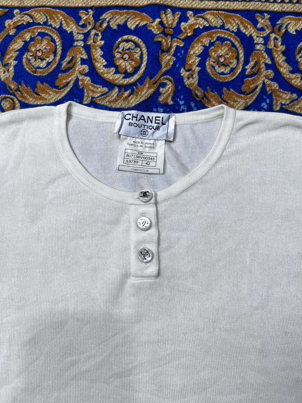 Chanel Chanel button ups Tank top Size US S / EU 44-46 / 1 - 4 Thumbnail