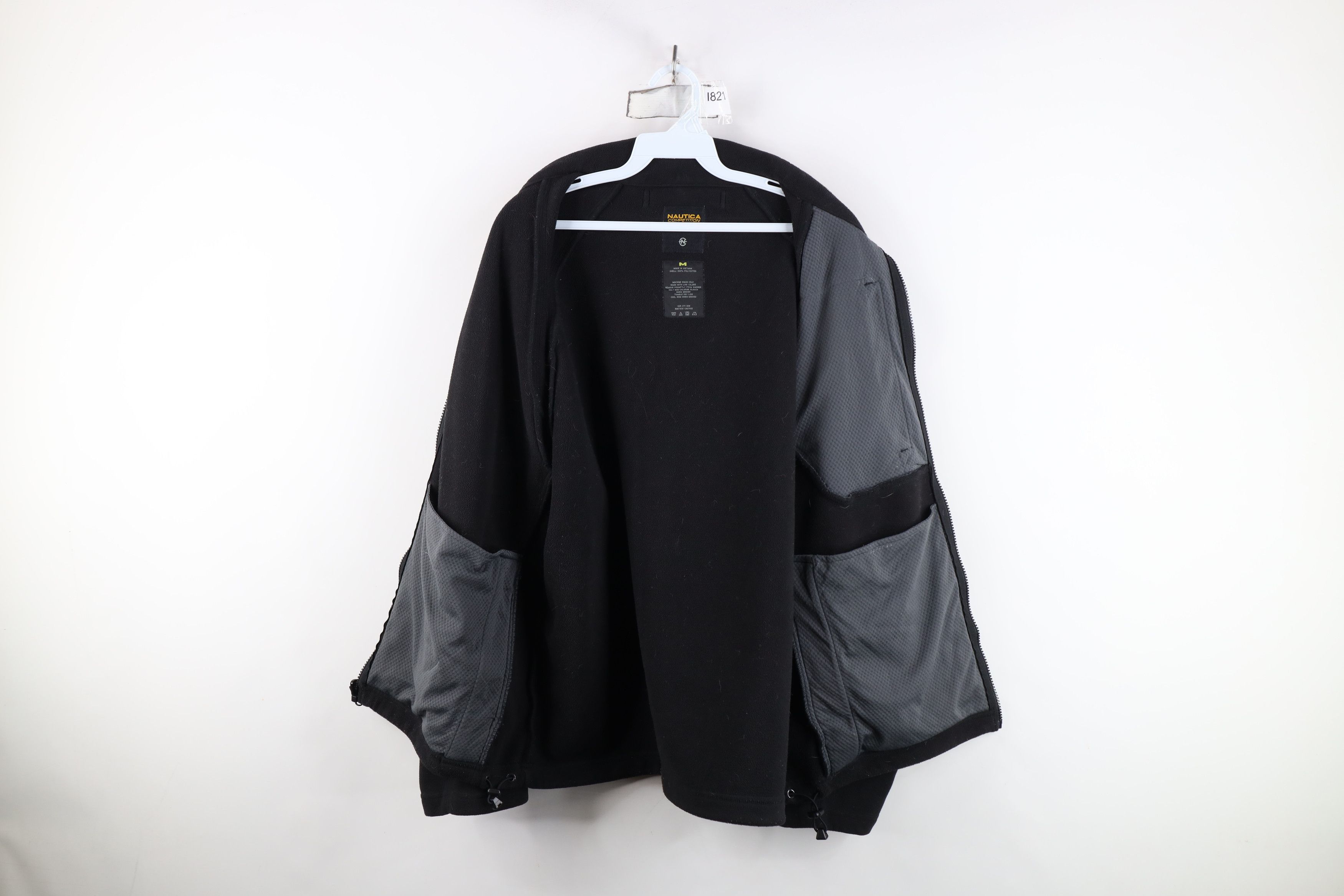 Nautica Vintage 90s Nautica Competition Spell Fleece Full Zip Jacket Size US M / EU 48-50 / 2 - 9 Thumbnail