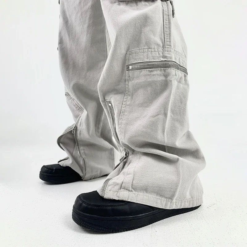 Japanese Brand × Vintage Multi function pocket flared utility tactical cargo pants Size US 36 / EU 52 - 5 Thumbnail