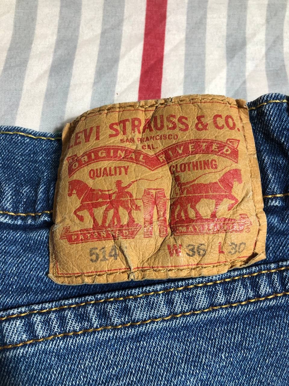 Levi's × Vintage Vintage 90s Levi’s 514 Boot Cut Made in USA Size US 36 / EU 52 - 2 Thumbnail