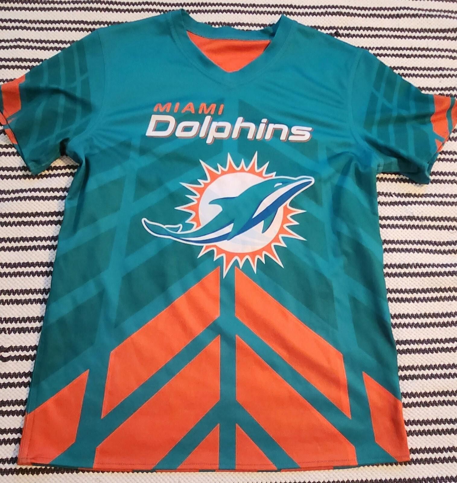 Unknown London Miami Dolphins Reversible NFL Flag Football Jersey MEDIUM Size US M / EU 48-50 / 2 - 1 Thumbnail