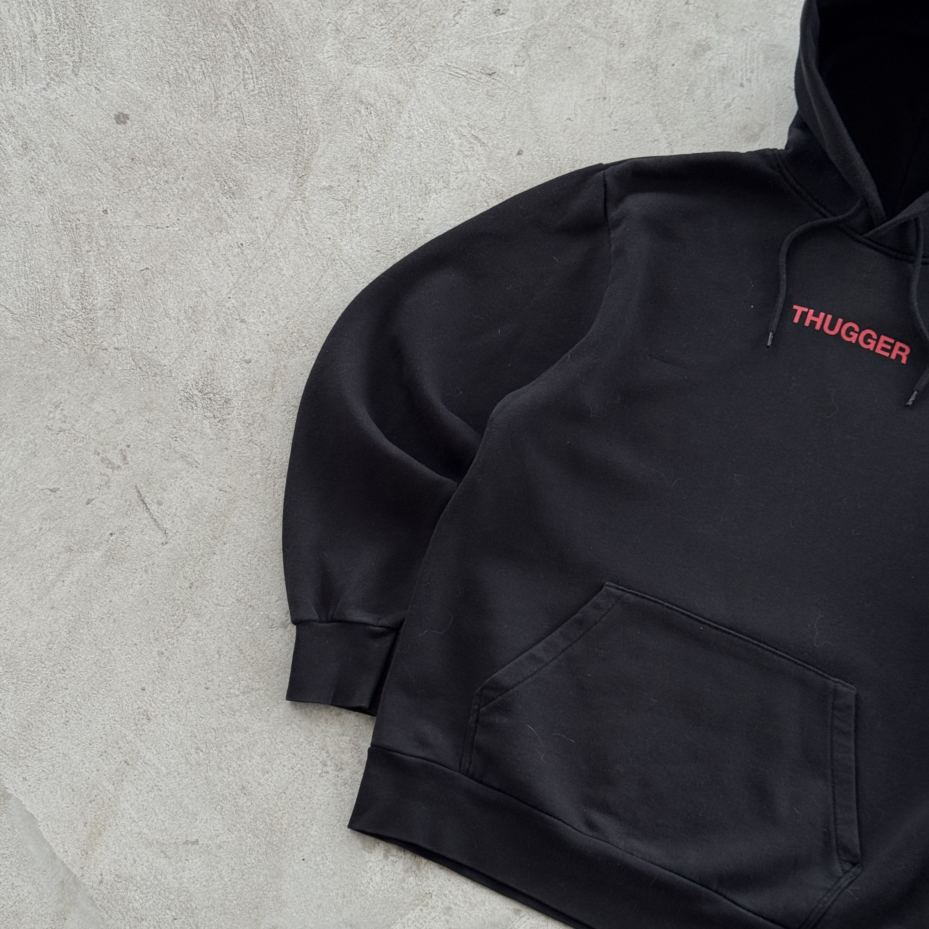 Young Thug Vintage 90s Young Thug Thugger City Hooded Sweatshirt Size US S / EU 44-46 / 1 - 7 Thumbnail