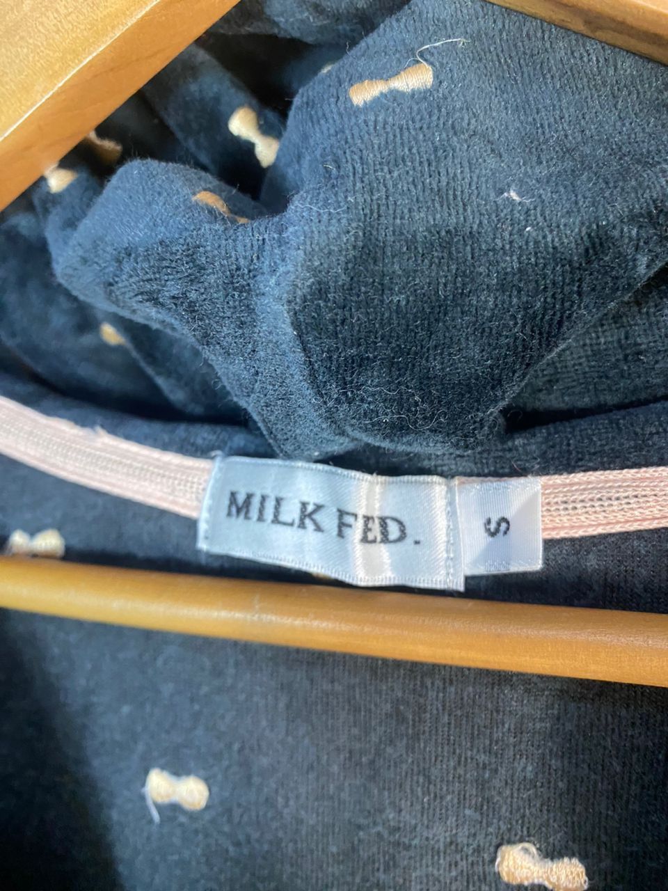 Japanese Brand × MILKFED Milkfed fullprint velvet zipper hoodie Size M / US 6-8 / IT 42-44 - 5 Thumbnail
