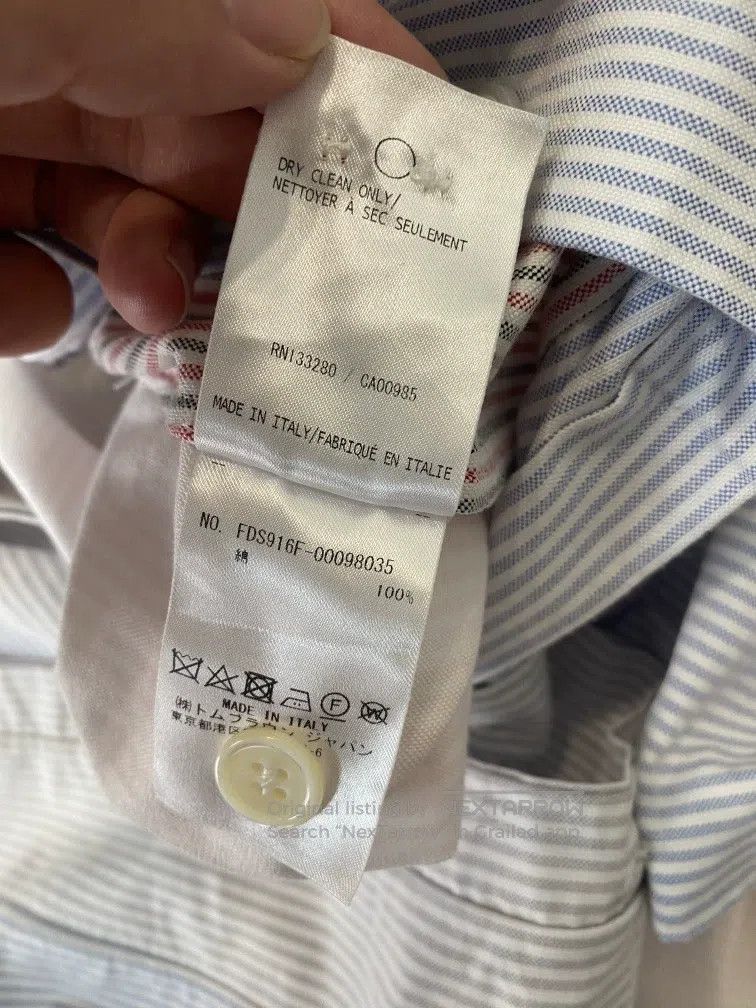 Thom Browne Thom Browne Striped patchwork shirt and long skirt Size XXL / US 16-18 / IT 52-54 - 5 Thumbnail