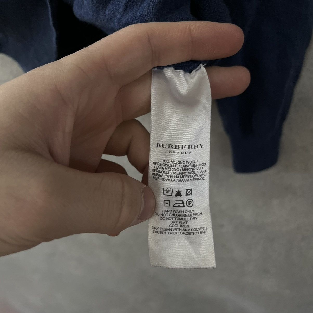 Burberry Burberry sweater Blue Size L Size US L / EU 52-54 / 3 - 10 Thumbnail