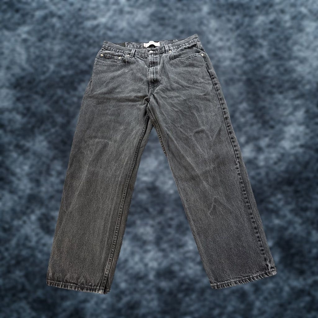 Levi's VINTAGE Levi's 550 Jeans Mens 38x30 Black Relaxed Baggy Denim 90s Grunge Straight USA Mens Size US 38 / EU 54 - 1 Thumbnail