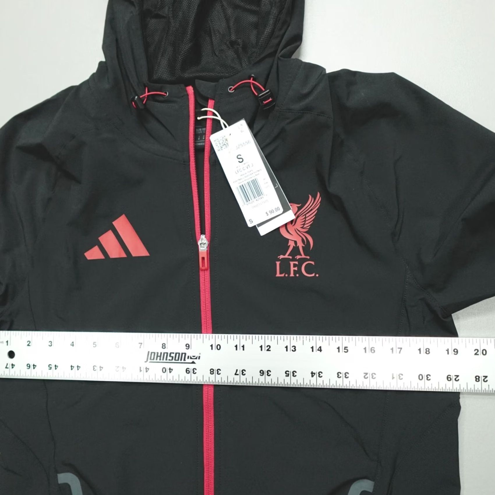 Adidas Adidas Liverpool Tiro 25 Competition Vis Tech Travel Jacket S Black Mens Jacket Size US S / EU 44-46 / 1 - 7 Thumbnail