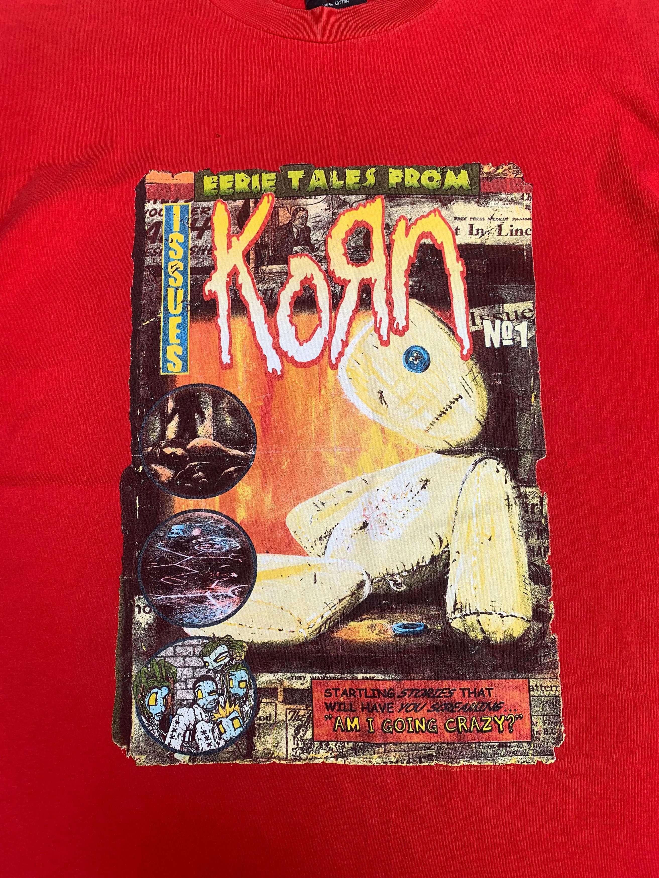 Band Tees × Vintage Vintage 00s korn issues tee giant tag Size US L / EU 52-54 / 3 - 2 Thumbnail